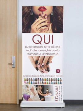 Roll Up Espositore O2Nails Italia