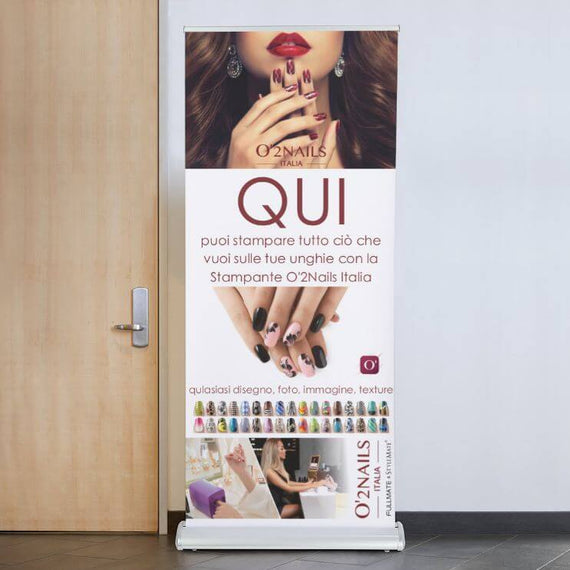 Roll Up Espositore O2Nails Italia